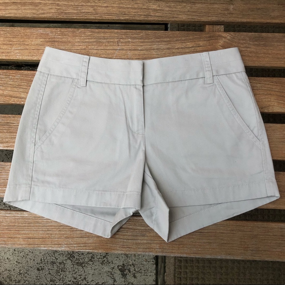 J.Crew Vintage Chino Shorts Khaki Size 00